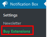 Notification Box - Extensions