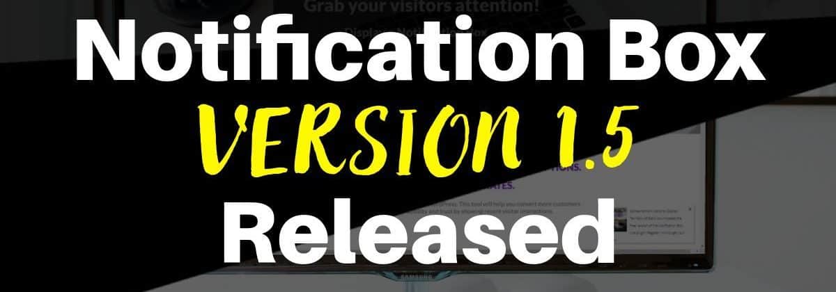 Notification Box - version 1.5