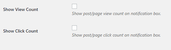 Notification Box - Social Proof WordPress plugin Show and log number of view click count